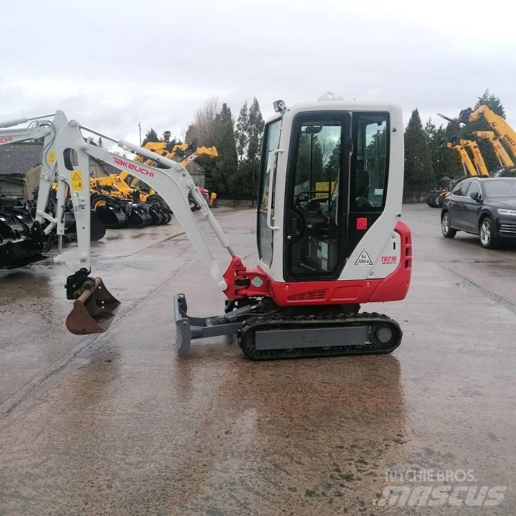 Takeuchi TB216 Mini bagri <7t