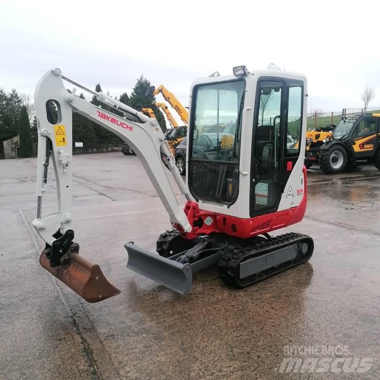 Takeuchi TB216 Mini bagri <7t