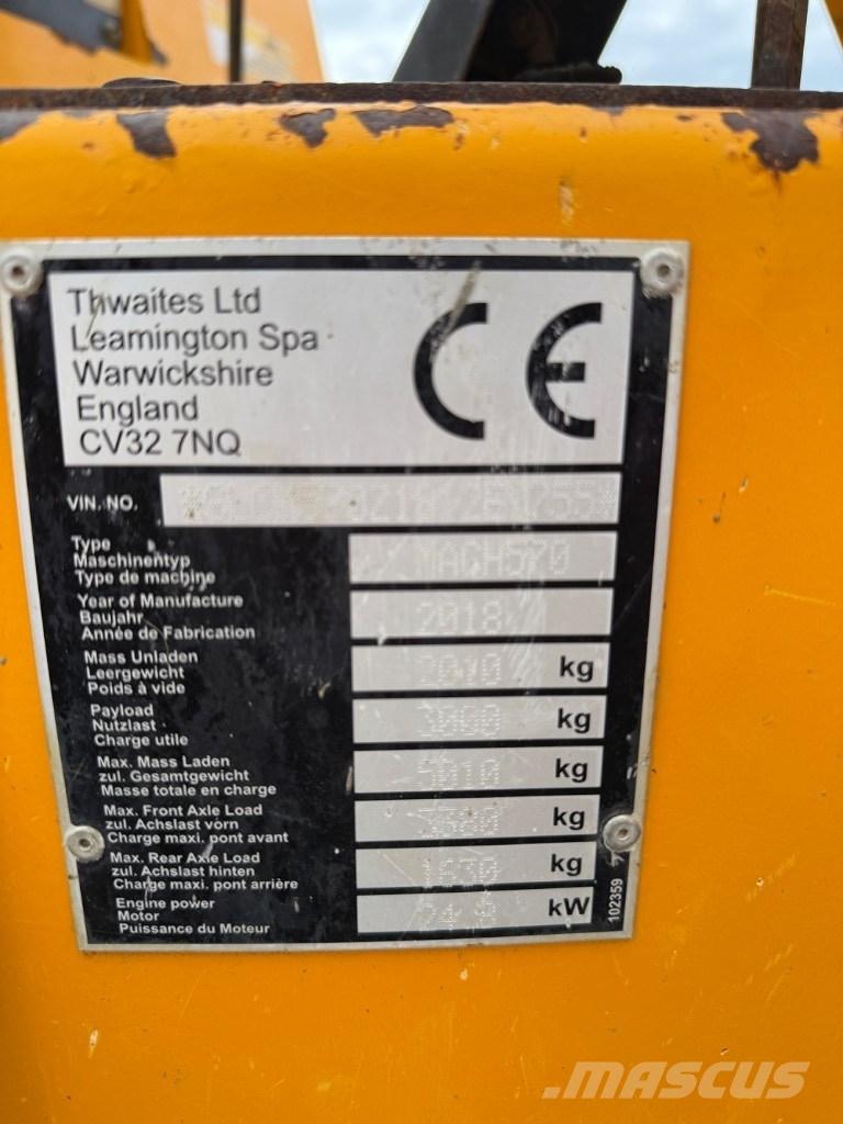 Thwaites 3 ton Ne cestni demperji
