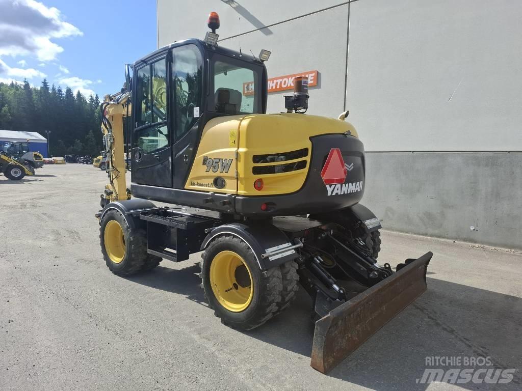 Yanmar B 95 W Bagri na kolesih