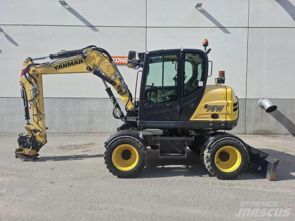 Yanmar B 95 W Bagri na kolesih