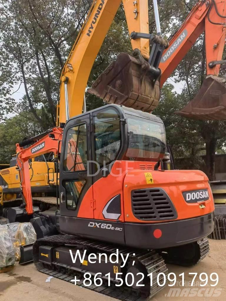 Doosan DX 60 Mini bagri <7t