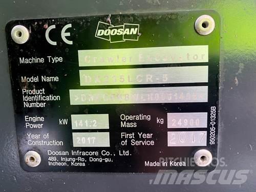 Doosan DX235LCR-5 Bagri goseničarji