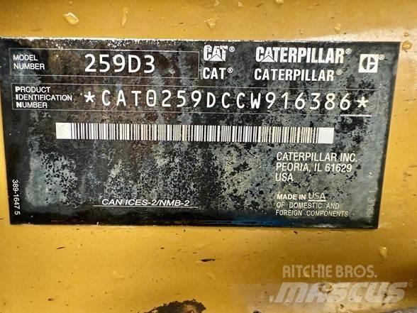 CAT 259D3 Skid steer mini nakladalci