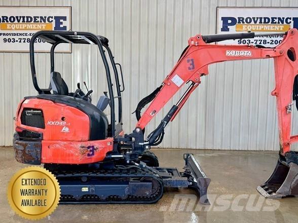 Kubota KX033-4 Mini bagri <7t
