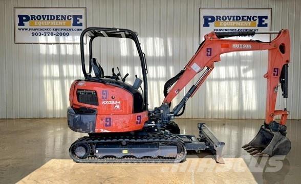 Kubota KX033-4 Mini bagri <7t