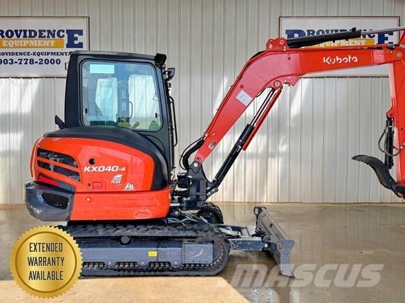 Kubota KX040-4 Mini bagri <7t