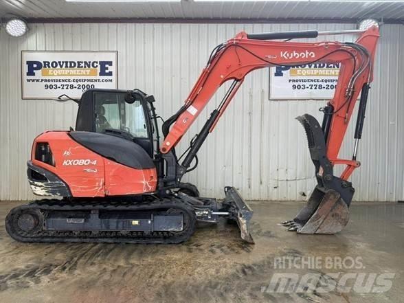 Kubota KX080-4 Bagri goseničarji