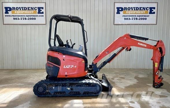 Kubota U27-4 Mini bagri <7t