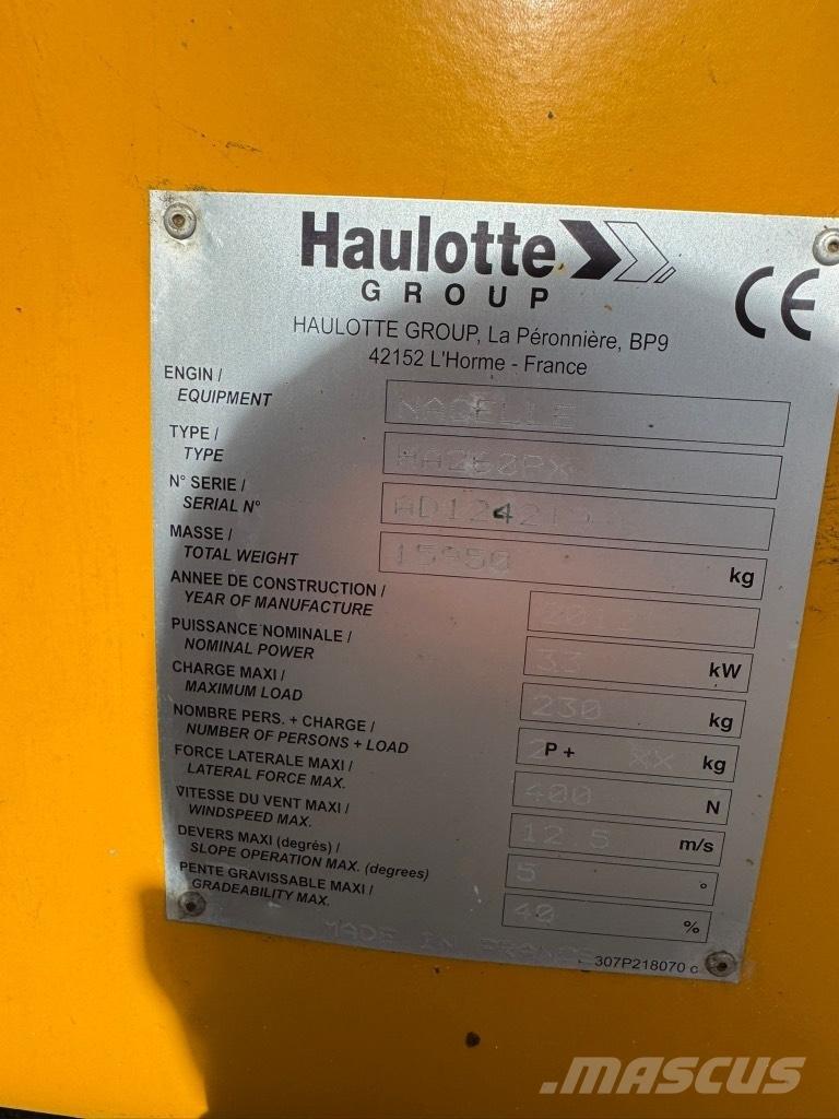 Haulotte HA 260 PX Zglobne dvižne ploščadi