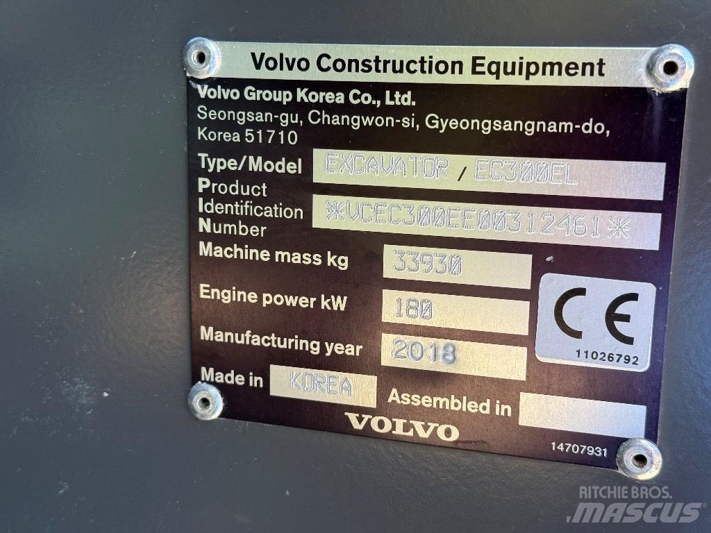 Volvo EC 300 EL Bagri goseničarji