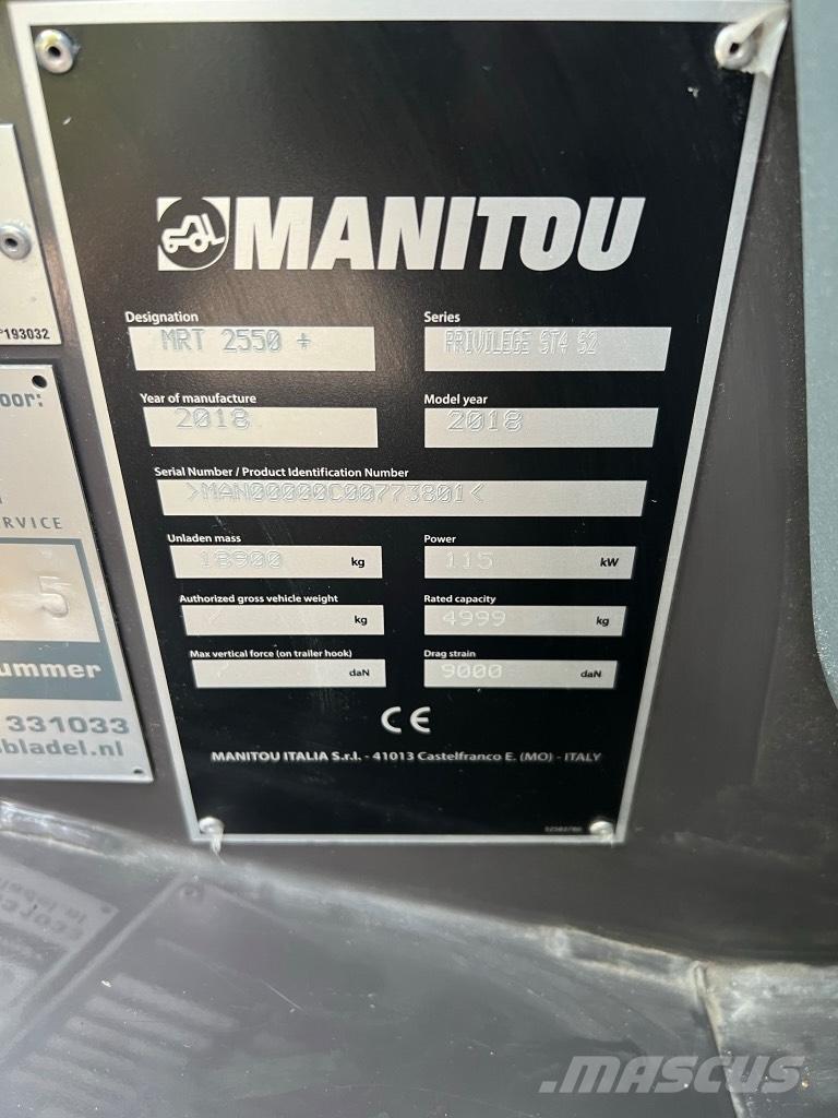Manitou Mrt 2550 Teleskopski viličarji