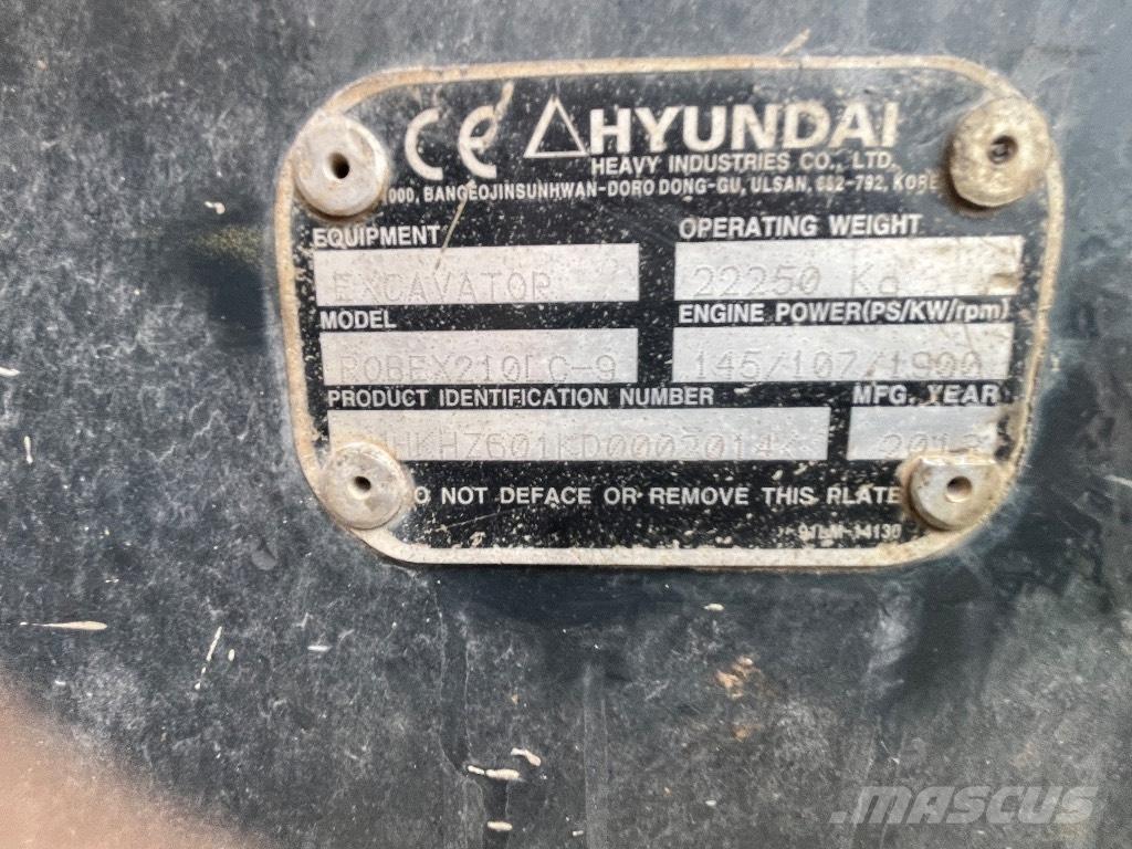 Hyundai 210-9! Bagri goseničarji
