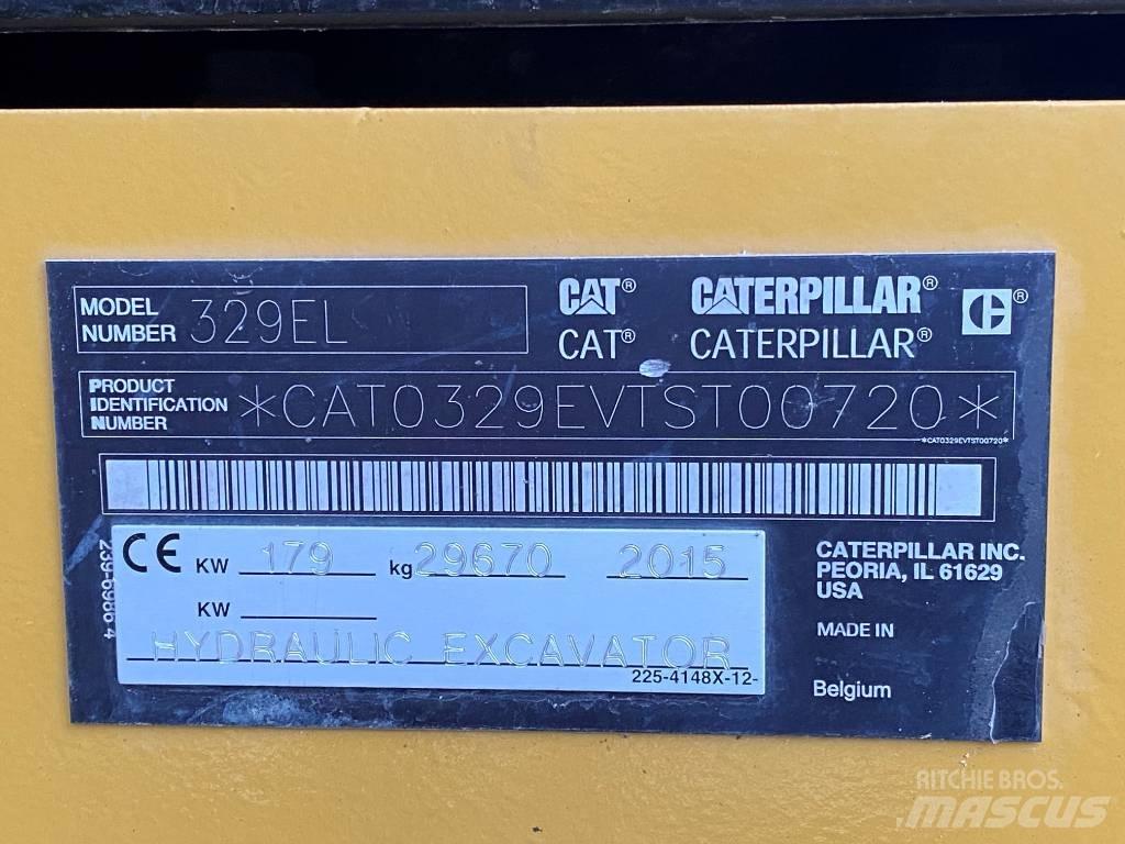 CAT 329 EL Bagri goseničarji