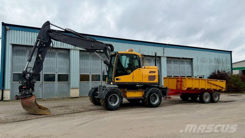 Volvo EW 140 D Bagri na kolesih