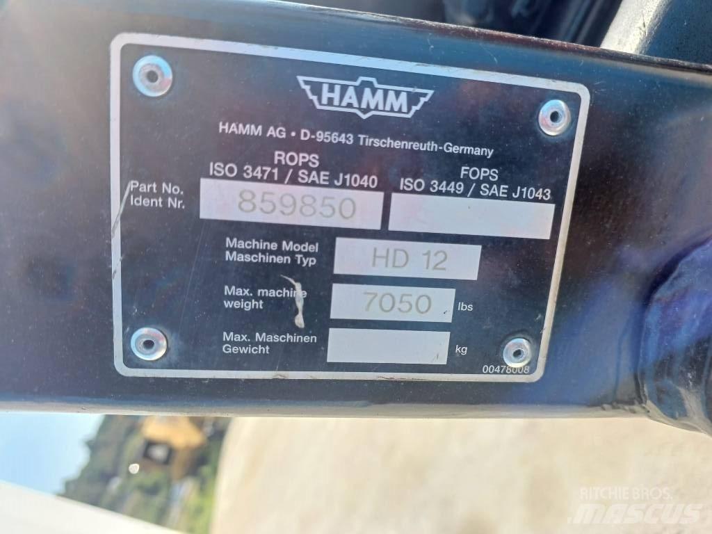 Hamm HD 12 Dvojni valjarji