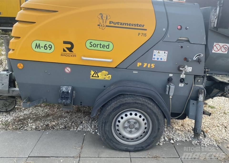 Putzmeister P 715 TD Kamionske črpalke za beton