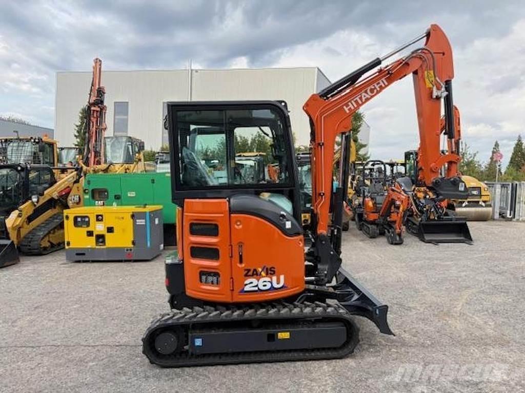Hitachi ZX26 U-6 Mini bagri <7t