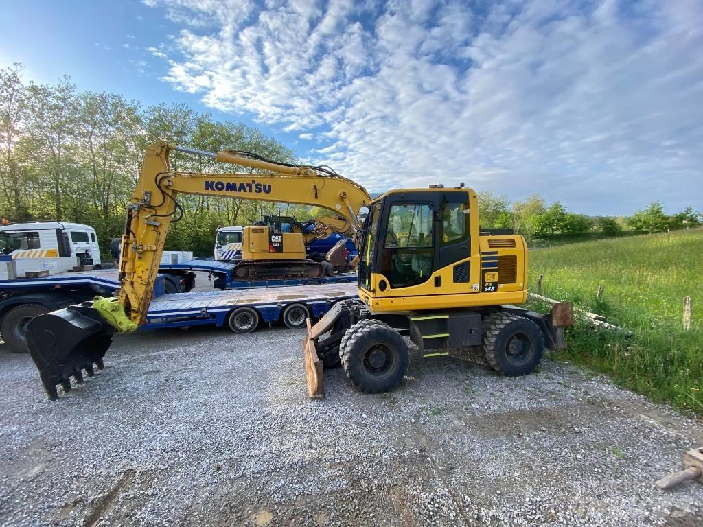Komatsu PW 148 Bagri na kolesih