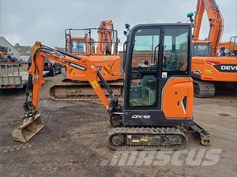 Doosan DX 19 Mini bagri <7t