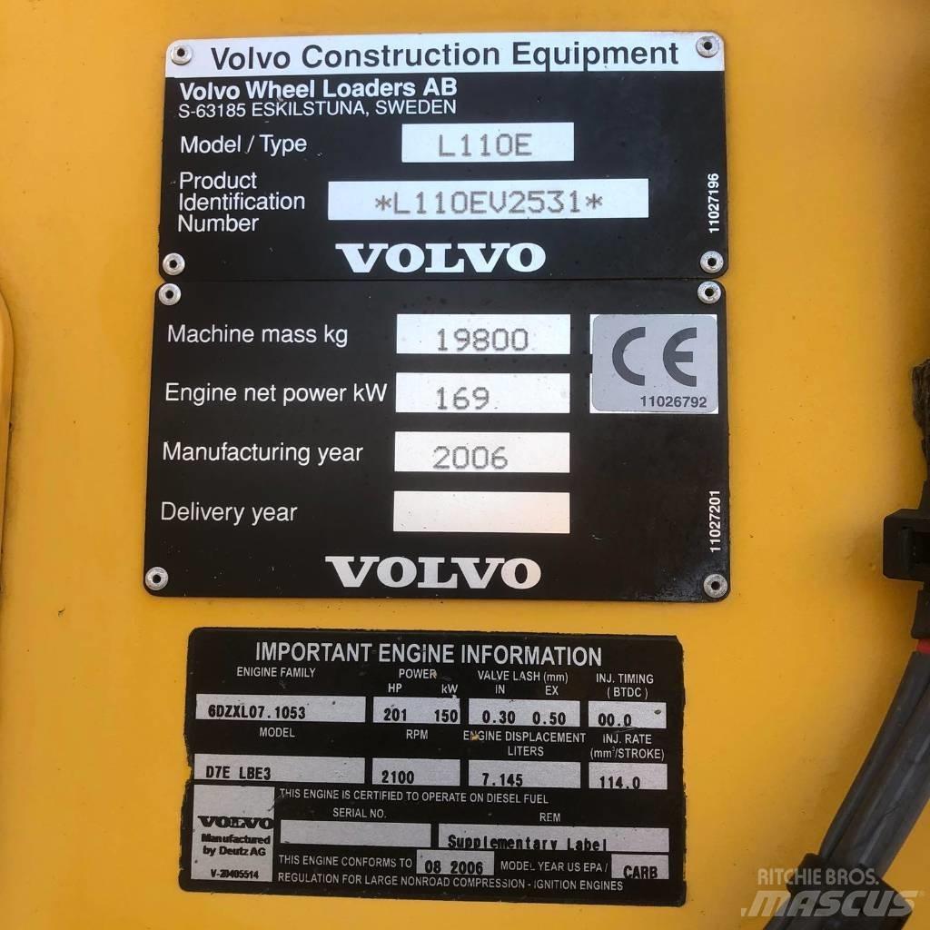 Volvo L 110 E Kolesni nakladalci