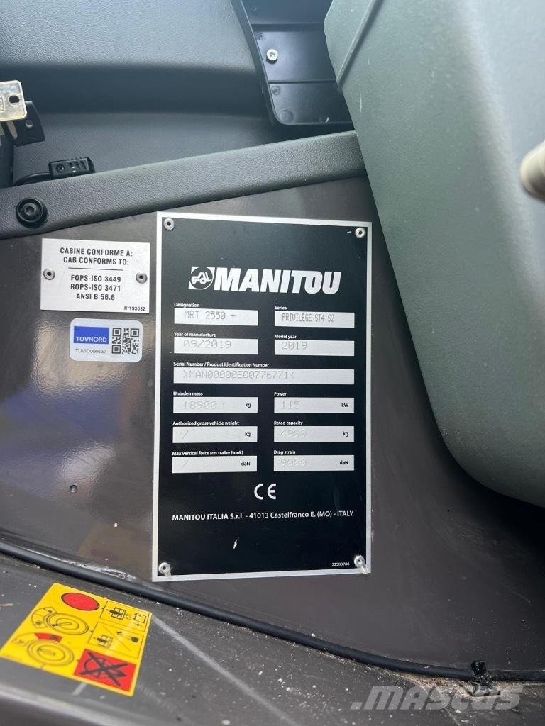Manitou MRT 2550 Teleskopski viličarji