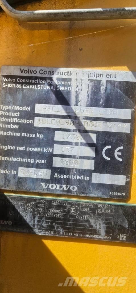 Volvo L 90 H Kolesni nakladalci