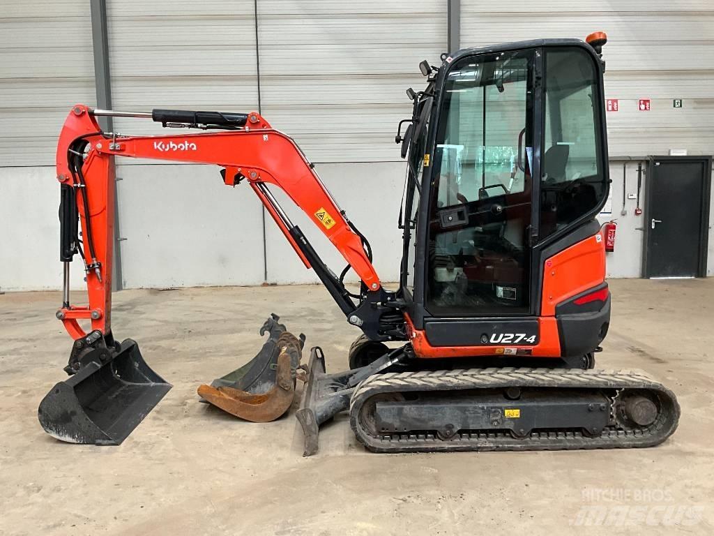 Kubota U 27-4 HI Mini bagri <7t