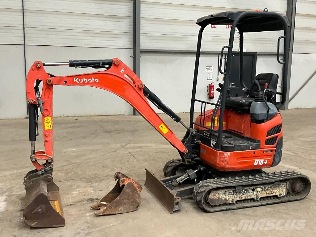 Kubota U 15-3 Mini bagri <7t