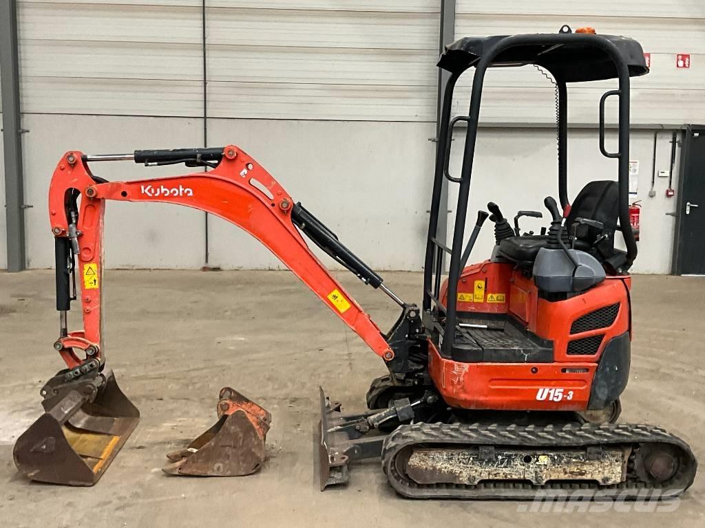 Kubota U 15-3 Mini bagri <7t