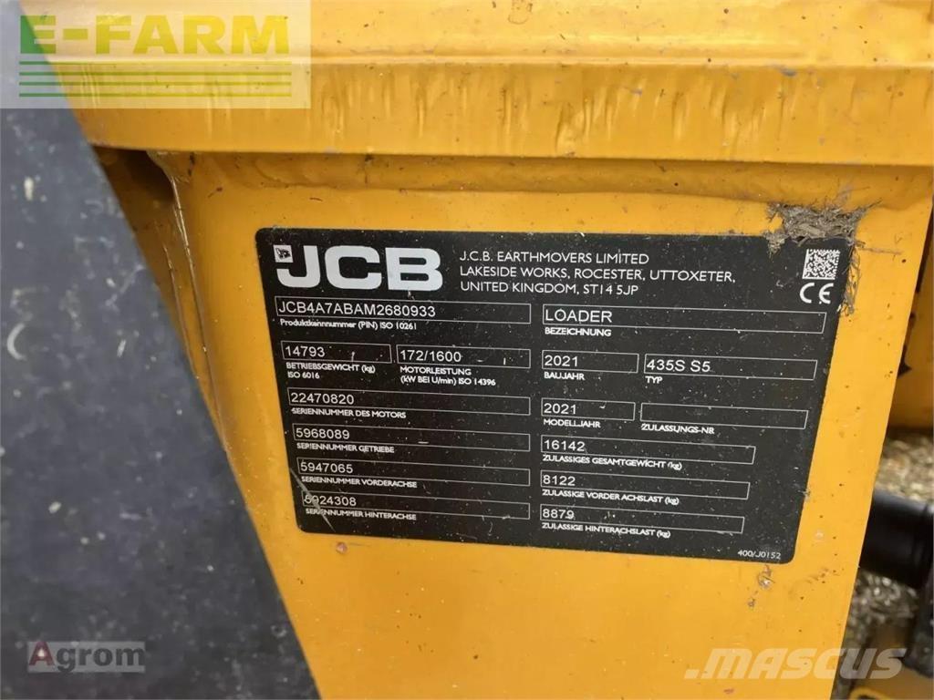 JCB 435 s agri Mini bagri <7t