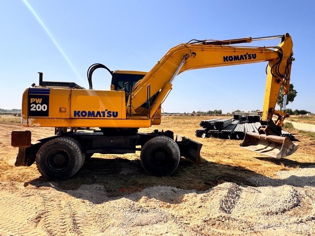 Komatsu PW 200-7K Bagri na kolesih