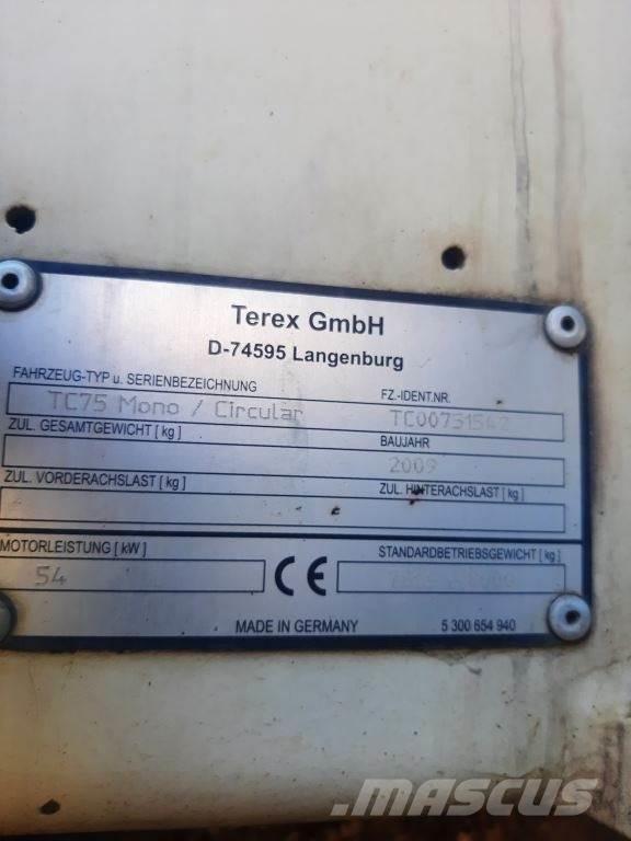 Terex TC75 Mini bagri <7t