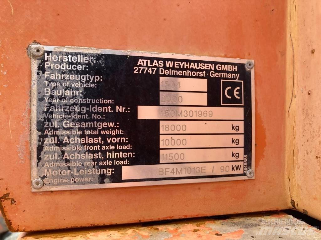 Atlas 1504 Bagri na kolesih