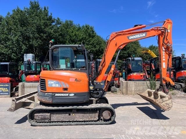 Doosan DX 63-3 Mini bagri <7t