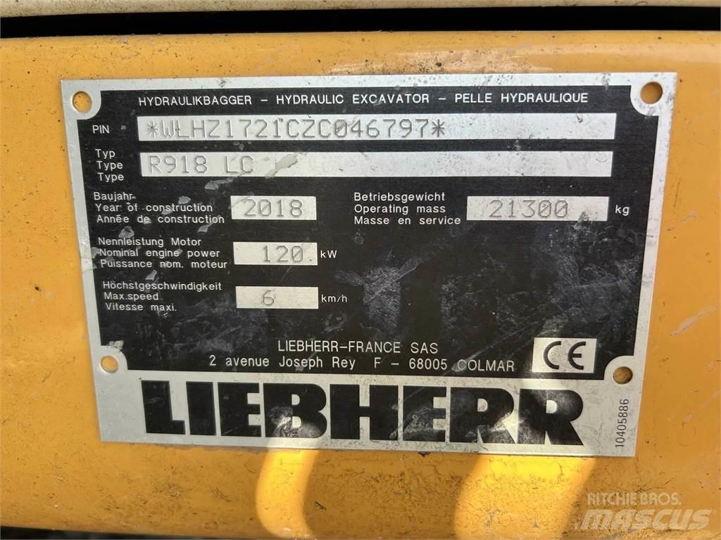 Liebherr R918 LC Bagri goseničarji