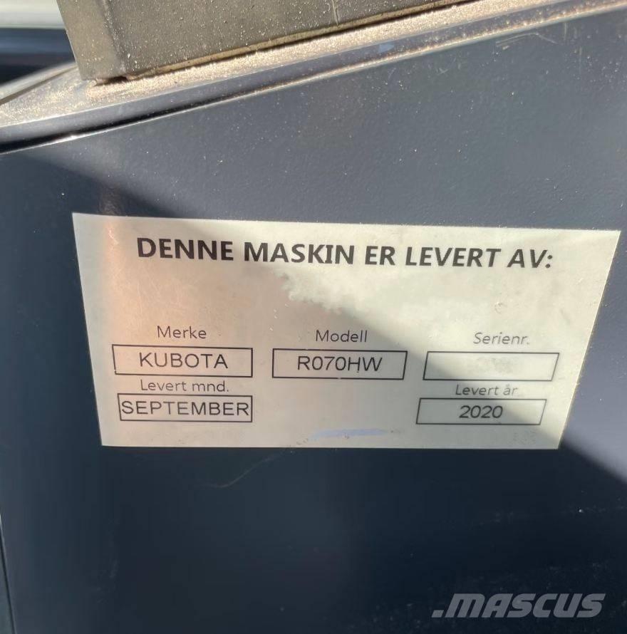 Kubota R 070 HW Kolesni nakladalci