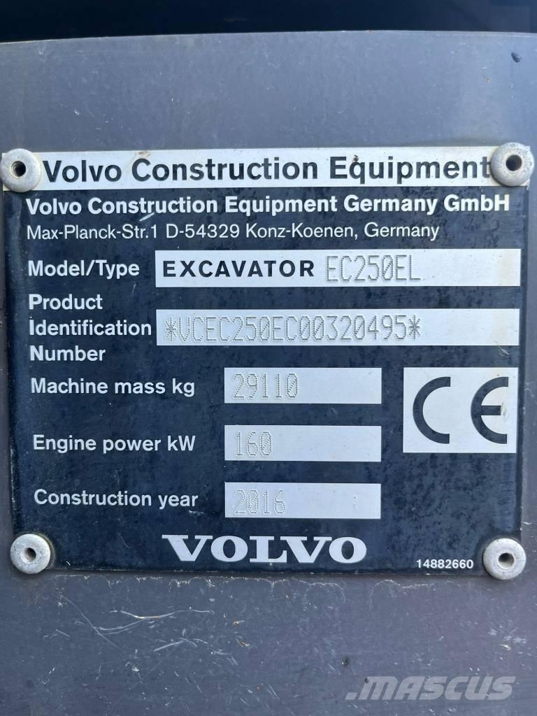 Volvo EC 250 E Bagri goseničarji