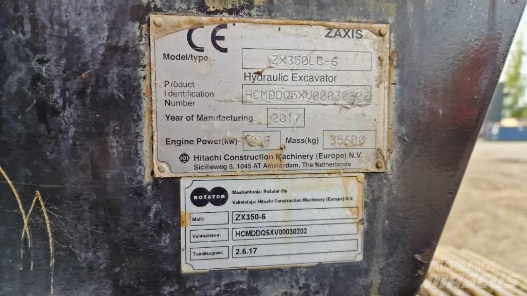 Hitachi ZX 350 LC-6 Bagri goseničarji