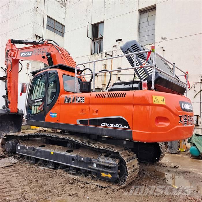 Doosan DX 340 LC Bagri goseničarji