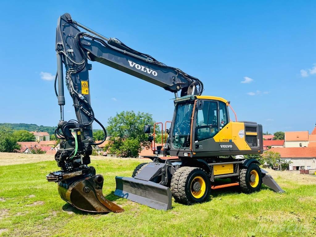 Volvo EW 220 E Bagri na kolesih