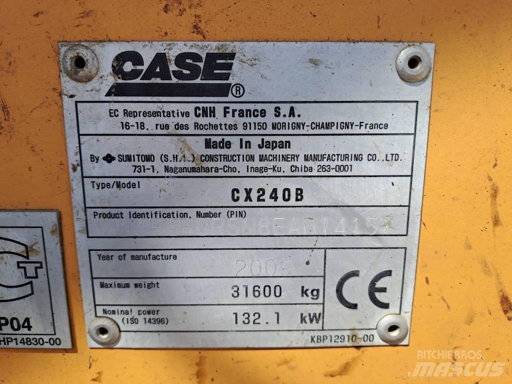 CASE CX 240 B MH Bagri za prekladanje primarnih/sekundarnih surovin