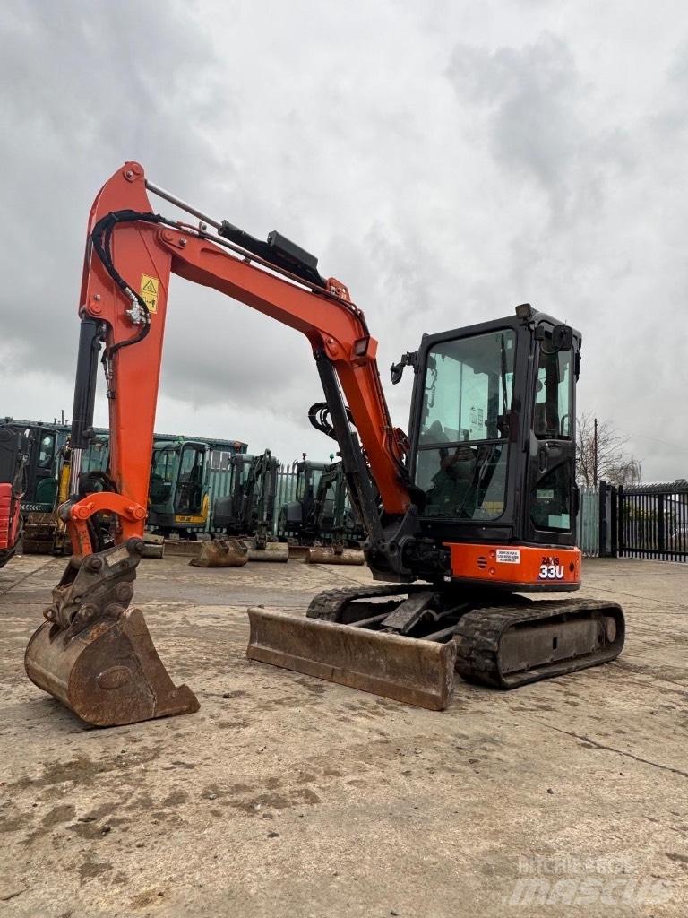 Hitachi ZX 33 U-6 Mini bagri <7t