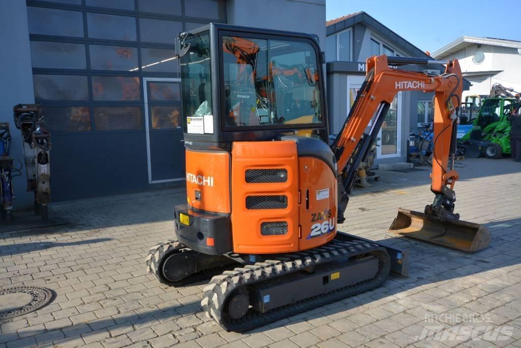 Hitachi ZX 26 U-6 Mini bagri <7t