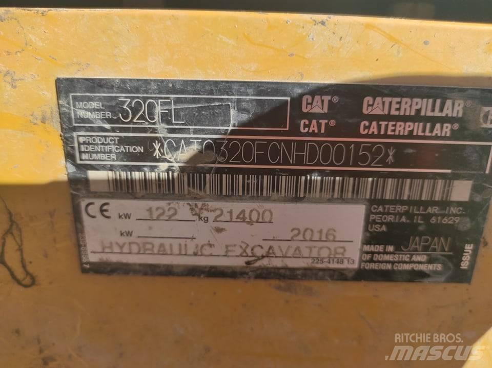 CAT 320 FL 3D Bagri goseničarji