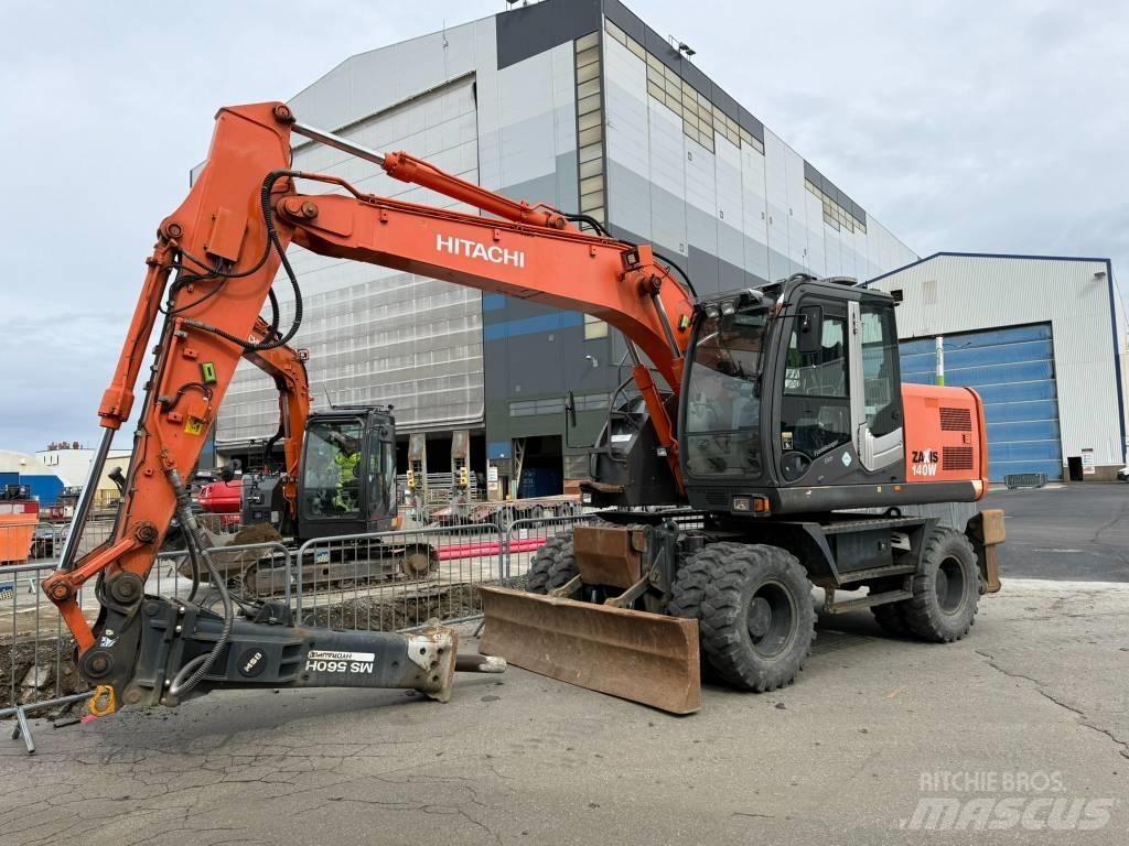 Hitachi ZX 140 W-3 Bagri na kolesih