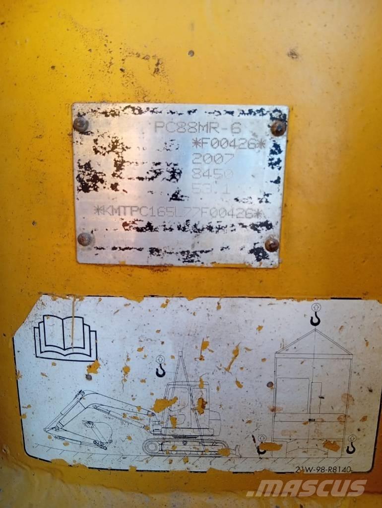 Komatsu PC 88 MR-6 Midi bagri 7t – 12t