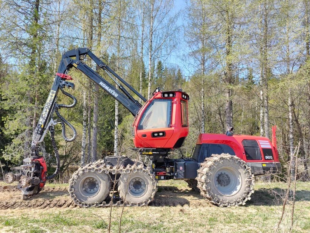 Komatsu 901 Harvesterji