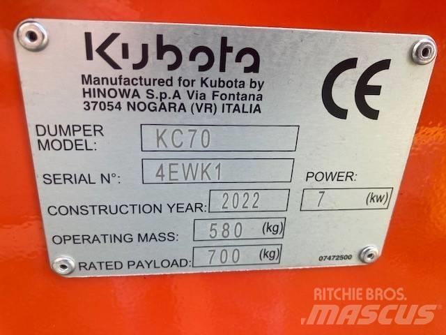 Kubota KC 70 H-4 Ne cestni demperji