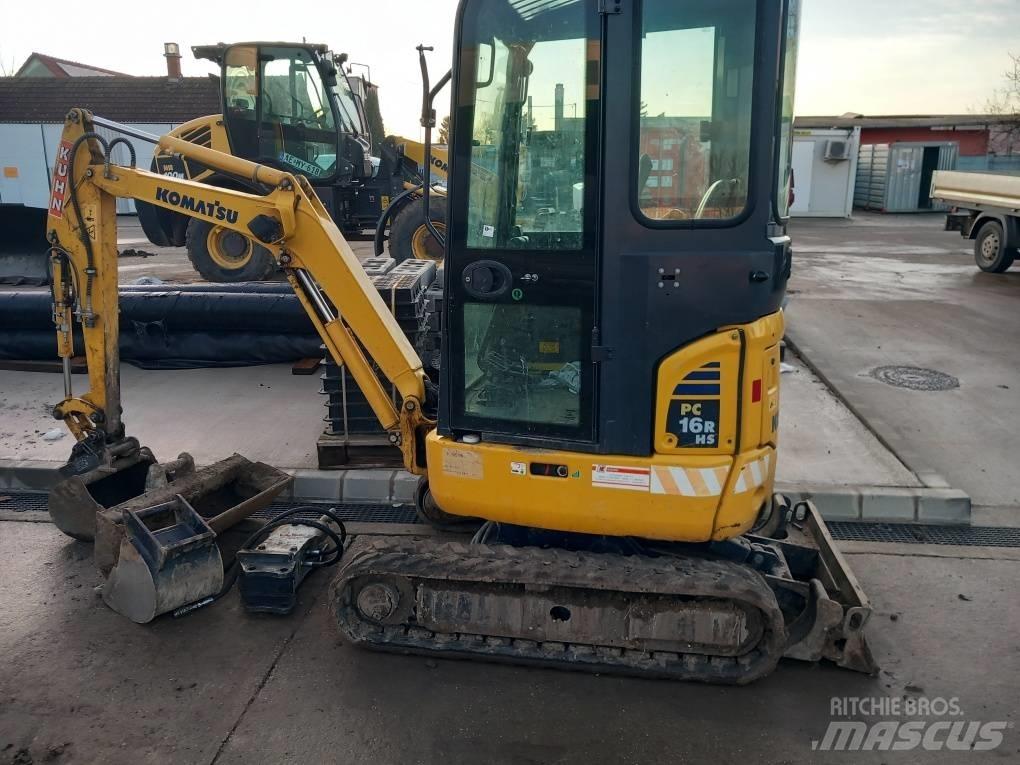 Komatsu PC 16 R-3HS Mini bagri <7t
